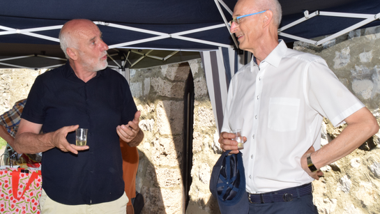 Après de beaux partages fraternels, la journée s'est terminée permettant au pasteur de commencer sa retraite en famille