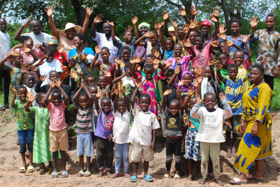 Photo de groupe : personnes du projet au Togo