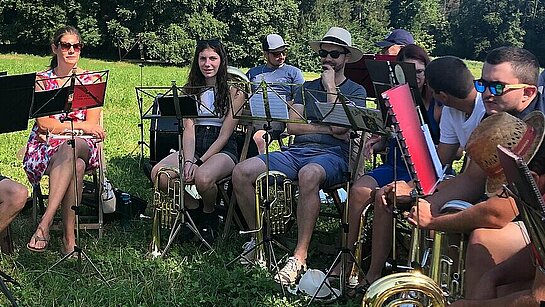 La fanfare Echo de la plaine