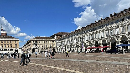 Arrêt à Turin - Piazza San Carlo