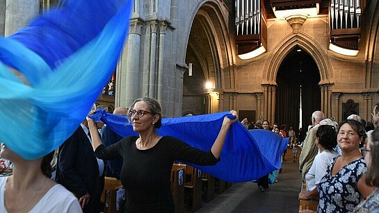 Entrée du cortège - Culte synodal de consécration et d'agrégation - 07 septembre 2024 - Cathédrale de Lausanne - © EERV