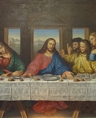 Tableau du dernier repas de Jésus